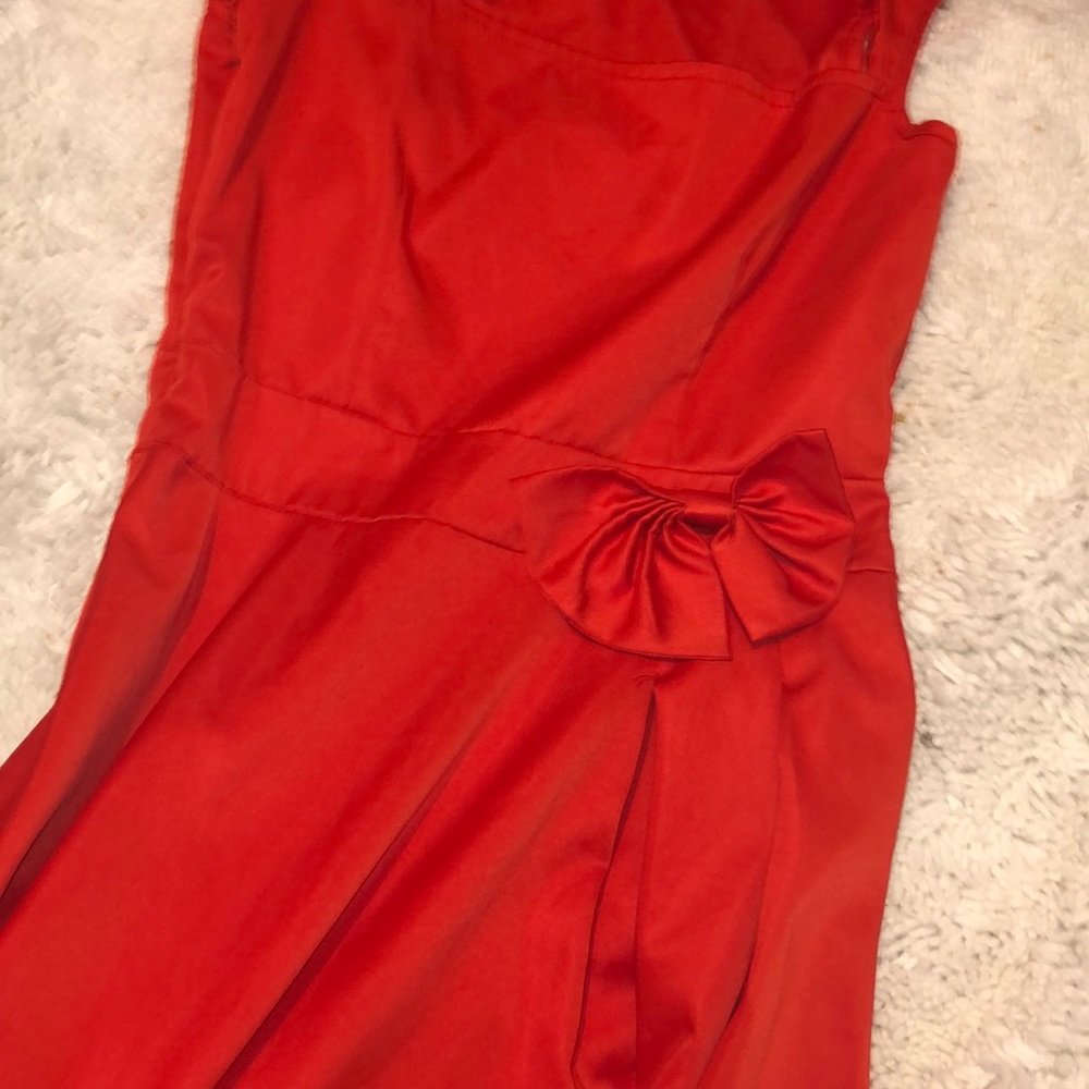 Red dress